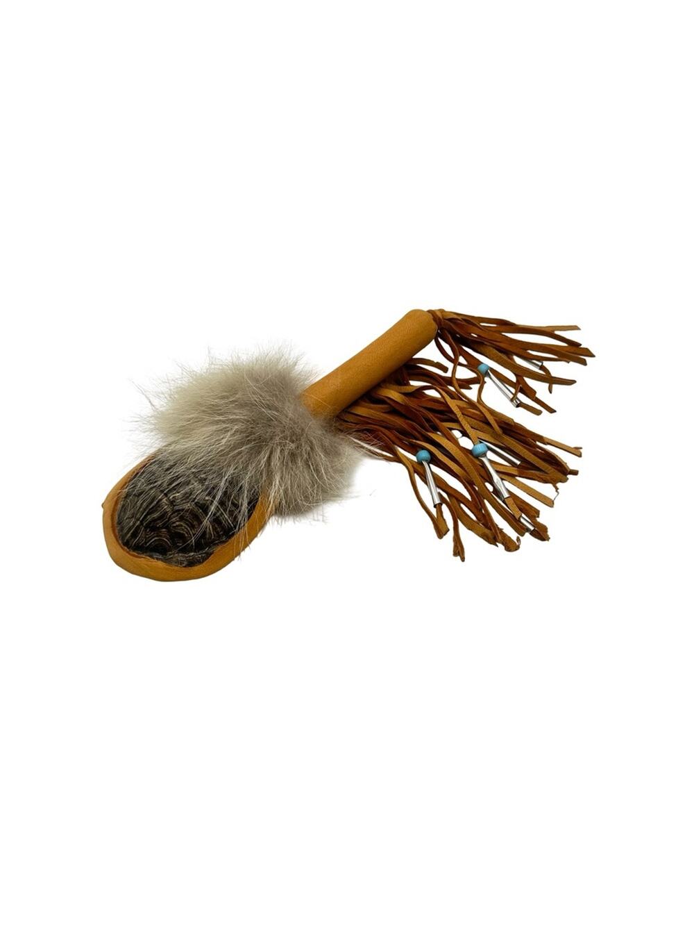 VINTAGE NATIVE AMERICAN TURTLE RATTLE